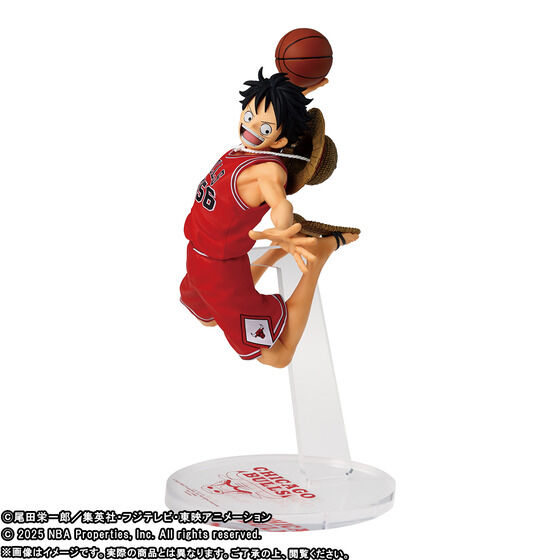 [In stock] BANDAI ONE PIECE × NBA MASTER STARS PIECE THE MONKEY.D.LUFFY - Chicago Bulls